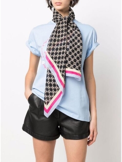 K/monogram logo-print scarf