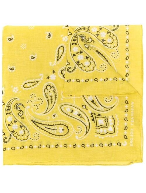 Alanui bandana-print square-shape scarf