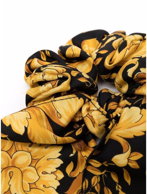 Versace Kids baroque-pattern print scrunchie