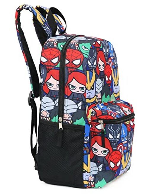 Marvel Kawaii Avengers Superheroes Boy's 16 Inch Lightweight Backpack (Superheroes Kawaii)
