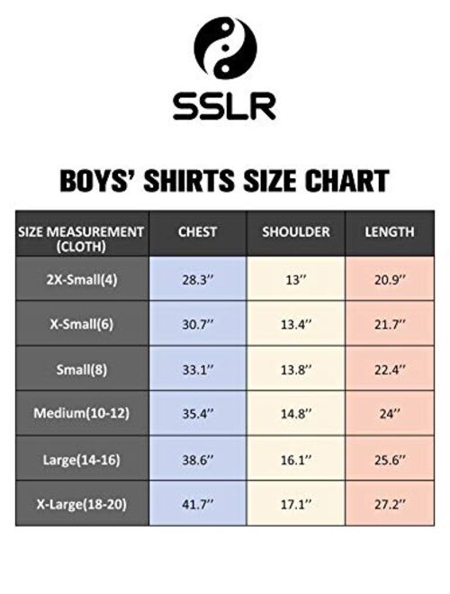 SSLR Big Boys' Santa Claus Party Tropical Ugly Hawaiian Christmas Shirts