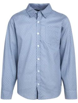 Ben Sherman Boys Shirt Casual Long Sleeve Button Down Collared Shirt (Size: 8-18)