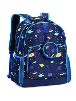 Choco Mocha 15-17 inch Boys School Backpack with Matching Coin Purse
