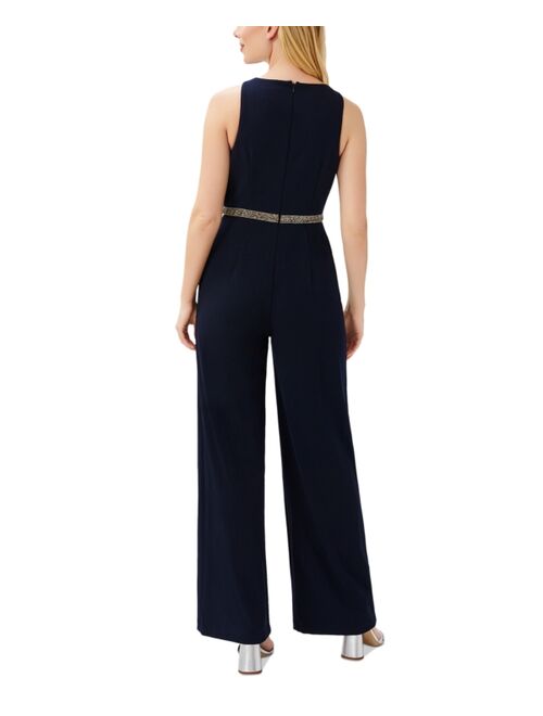 Adrianna Papell Women's Embellished Twist-Front Jumpsuit