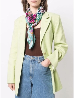 Bimba y Lola Garden floral-print scarf