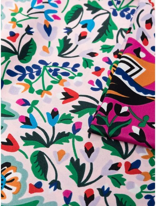 Bimba y Lola Garden floral-print scarf