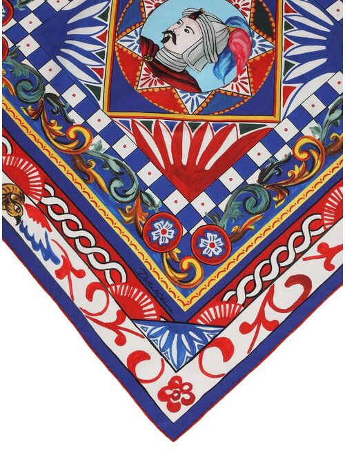 Dolce & Gabbana geometric-print multi-panel scarf