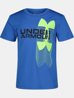 Boys' Toddler UA Split Logo Hybrid Short Sleeve