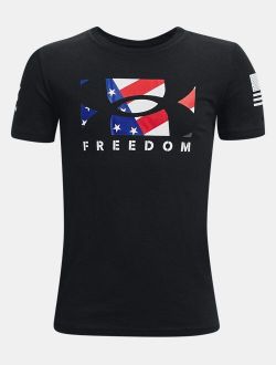 Boys' UA Freedom Big Flag Logo T-Shirt