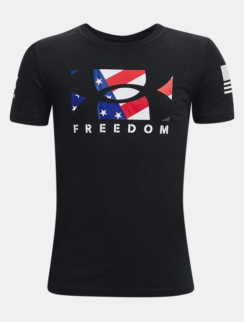 Under Armour Boys' UA Freedom Big Flag Logo T-Shirt