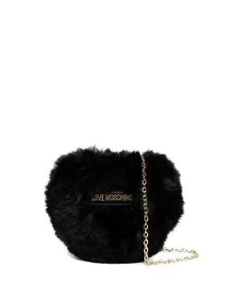 fluffy-textured clutch bag