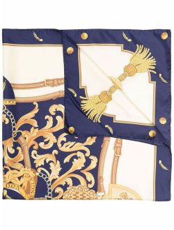 Aspinal Of London Aspinal Signature silk scarf