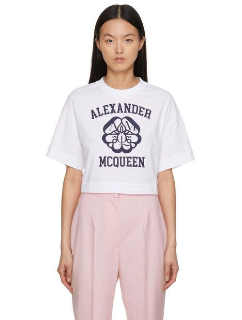 Alexander McQueen White Varsity T-Shirt