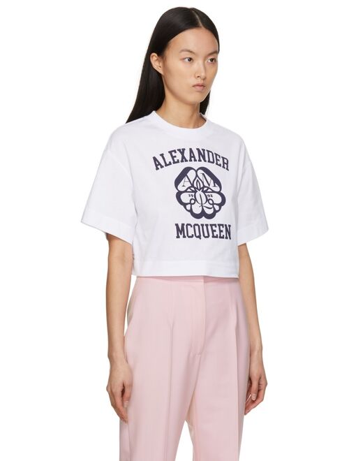 Alexander McQueen White Varsity T-Shirt