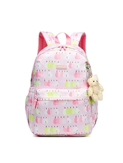 CaranY Kids Backpack Girls and Boys Classic School Backpack Light Weight Two Size Multi-pocket