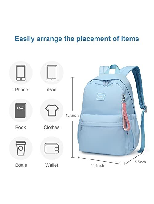 CaranY Kids Backpack Girls and Boys Classic School Backpack Light Weight Two Size Multi-pocket
