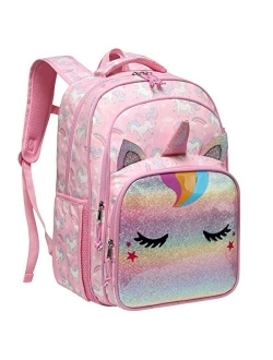 Kids backpacks,VASCHY 16in Water Resistant Boys Girls Backpack for Preschool/Primary/Elementary School Bookbag