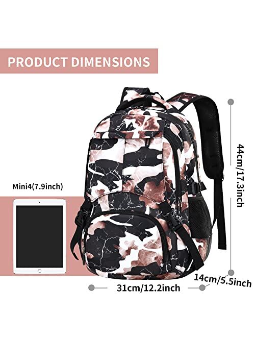 Yvechus School Backpack Casual Daypack Travel Outdoor Camouflage Backpack Christmas Presents for Boys and Girls