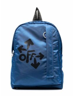 Off-White Kids mini logo-print Rounded backpack