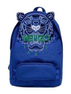 Kids embroidered-logo backpack