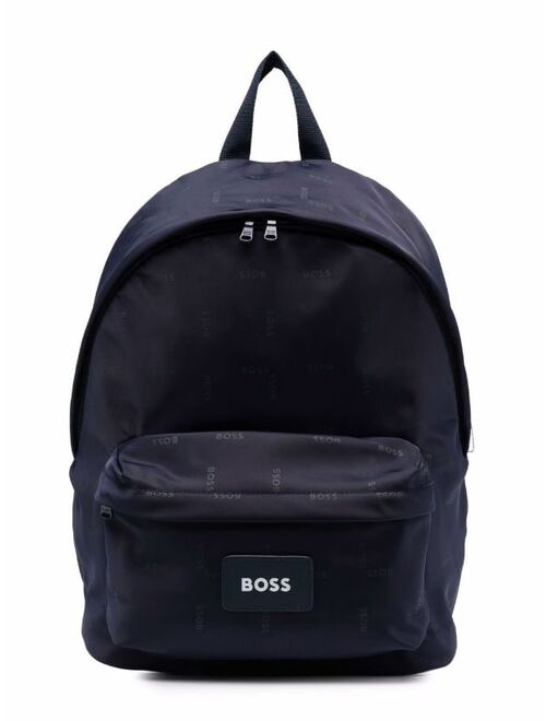 Hugo Boss BOSS Kidswear logo-patch backpack
