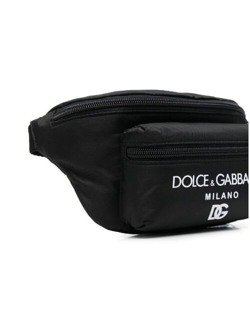 Dolce & Gabbana Kids logo print belt bag