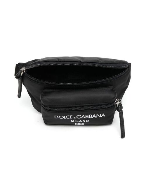 Dolce & Gabbana Kids logo print belt bag