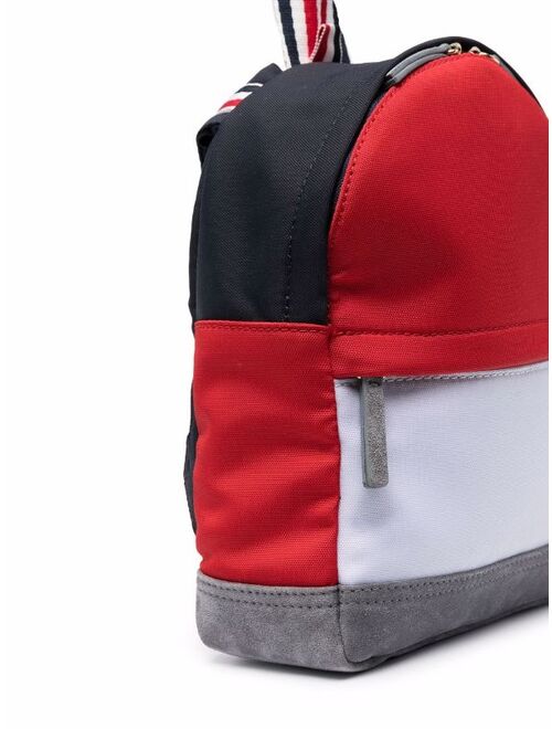 Thom Browne Kids colour-block backpack