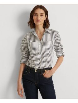 Lauren Ralph Lauren Striped Cotton Shirt