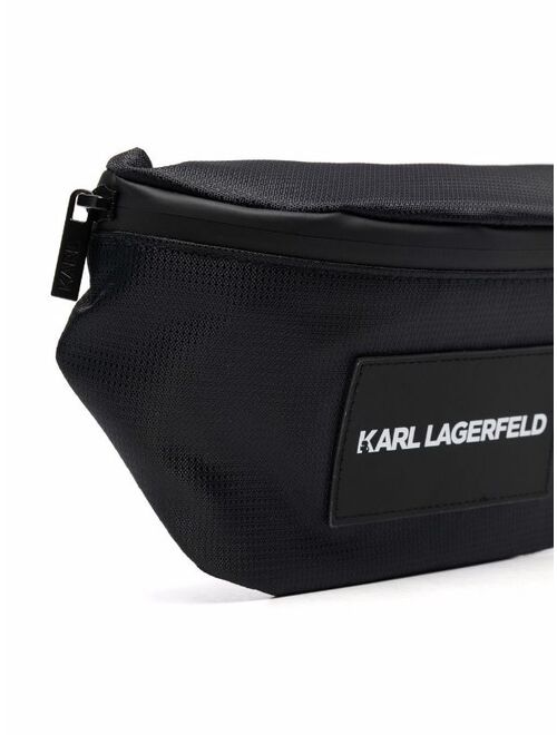 Karl Lagerfeld Kids logo-patch belt bag