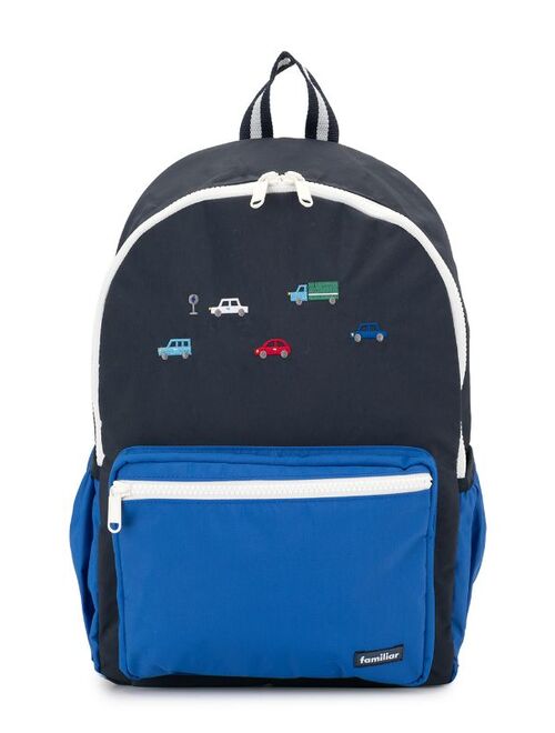Familiar embroidered cars backpack