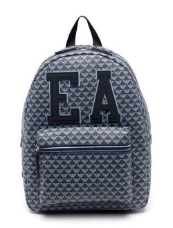 Kids logo-patch detail backpack