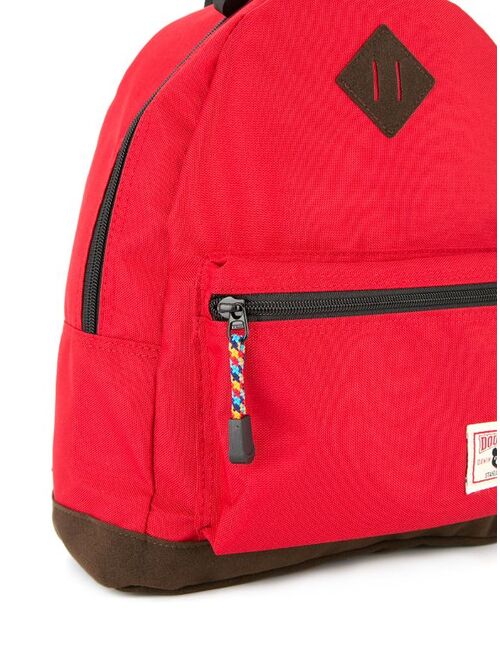 Miki House small logo-patch backpack