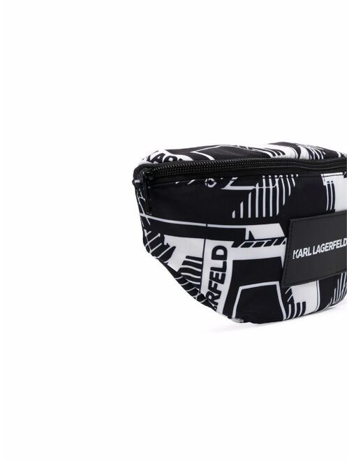 Karl Lagerfeld Kids logo-print belt bag
