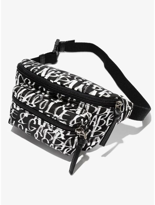 Dolce & Gabbana Kids graffiti print belt bag