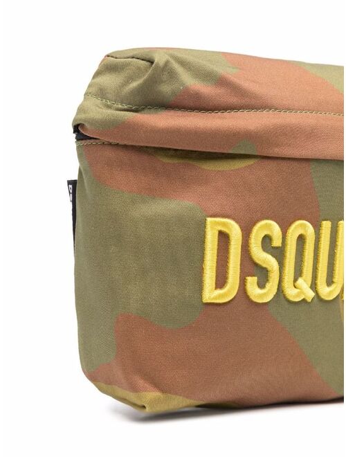 Dsquared2 Kids embroidered-logo shoulder bag