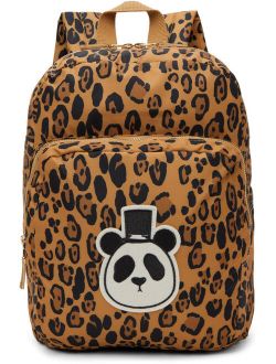 Kids Beige Panda Backpack