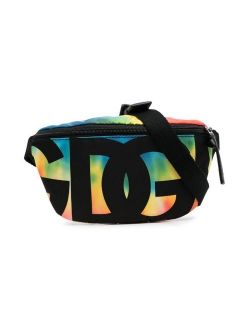 Kids tie-dye logo belt bag