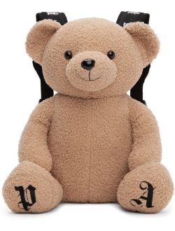Kids Tan Teddy Bear Backpack