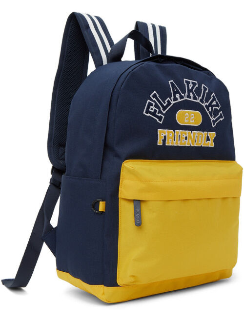 FLAKIKI SSENSE Exclusive Kids Navy Embroidered Backpack