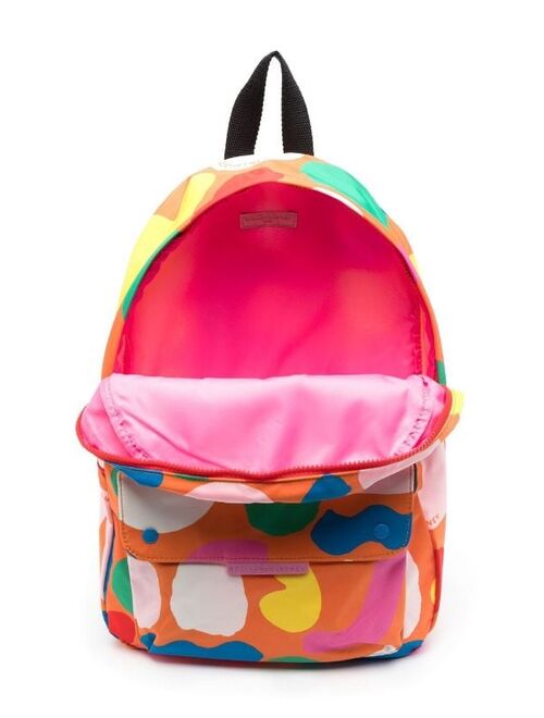 Stella McCartney Kids graphic-print zipped backpack