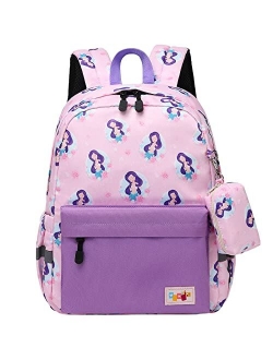 Mygreen Preschool Backpack, Little Kid Backpacks for Boys and Girls with Chest Strap