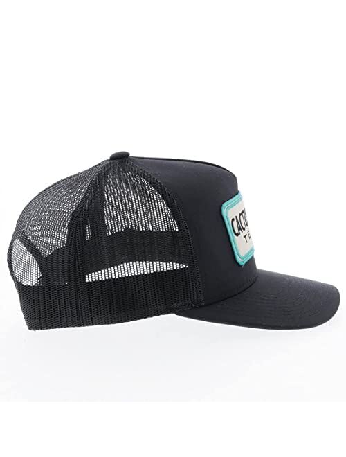 HOOEY Youth Adjustable Snapback Trucker Mesh Back Hat (Black - CR063-Y)