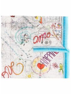 Faliero Sarti Summer Love printed scarf