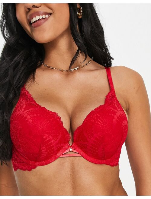 New Look boost bra in red