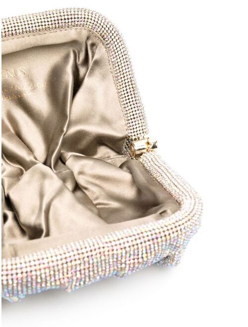 Benedetta Bruzziches Venus crystal-embellished clutch bag