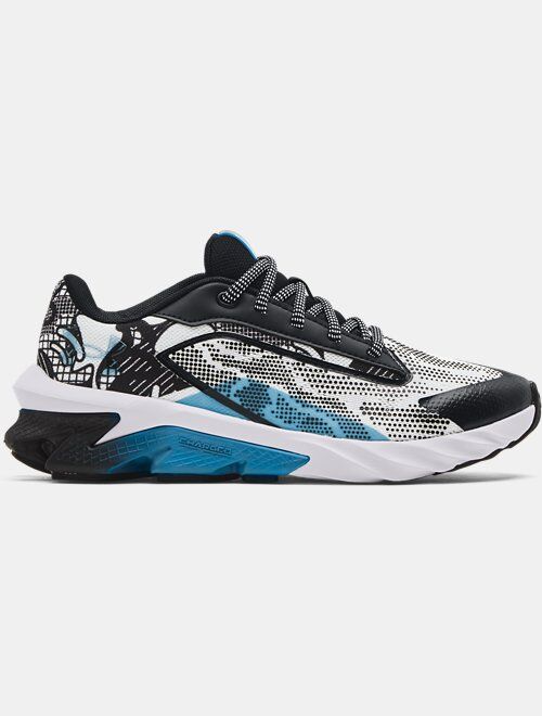 Under Armour Boys' Grade School UA Charged Scramjet 4 Colorshift Running Shoes