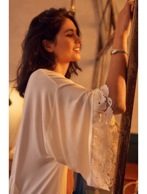 Eberjey Naya Lace Robe