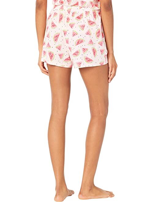 P.J. Salvage Playful Flamingo Print Shorts