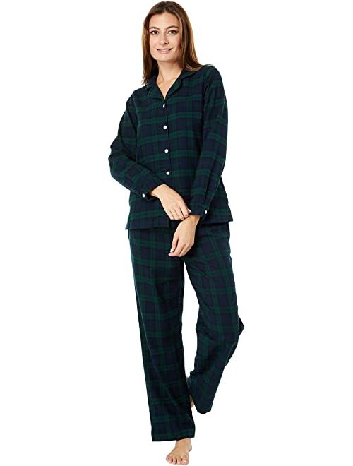 L.L.Bean Scotch Plaid Flannel Pajamas Plaid